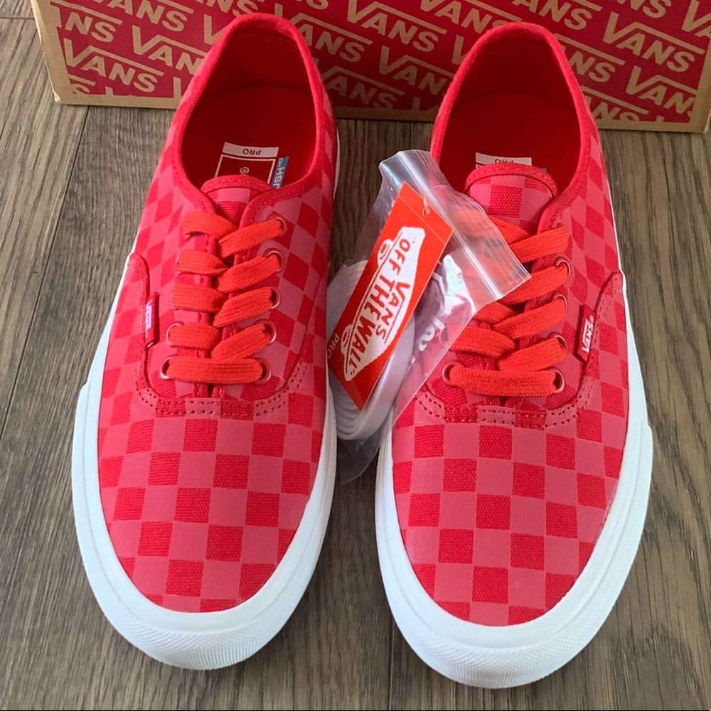 Vans authentic pro reflect red shoes sneakers - Picture 5 of 7
